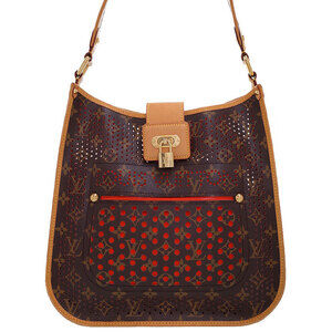 Louis Vuitton Monogram Leather Brown Perforated Musette Shoulder Bag